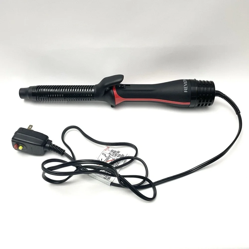 Revlon One-Step Blowout Curl Curling Iron Wand Ceramic Hair Curler Vented Barrel